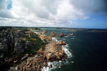 Paysage de Plougrescant. © Philip Plisson / Plisson La Trinité / AA01563 - Photo Galleries - Coastal landscape