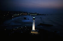 Le phare de Biarritz, à la pointe Saint-Martin. © Philip Plisson / Plisson La Trinité / AA01612 - Photo Galleries - Town [64]