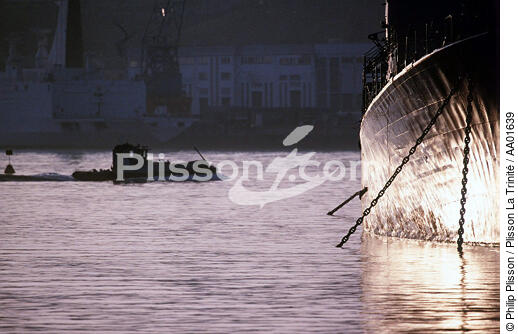 Le port de Brest. - © Philip Plisson / Plisson La Trinité / AA01639 - Nos reportages photos - Brest