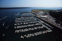 Port de plaisance de Brest. © Philip Plisson / Plisson La Trinité / AA01643 - Nos reportages photos - Ville [29]
