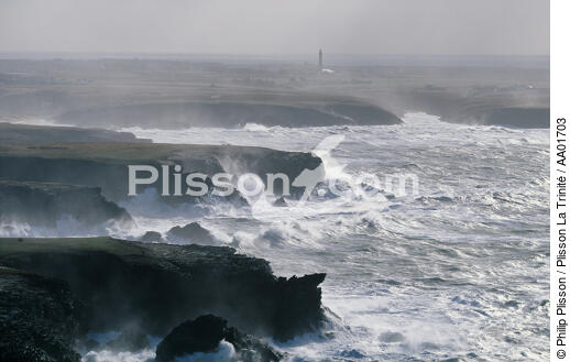 Gros temps sur une côte sauvage de Belle-Ile. - © Philip Plisson / Plisson La Trinité / AA01703 - Photo Galleries - Lighthouse [56]