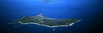 Vue aérienne de Hoëdic. © Philip Plisson / Plisson La Trinité / AA01751 - Nos reportages photos - Ile [56]
