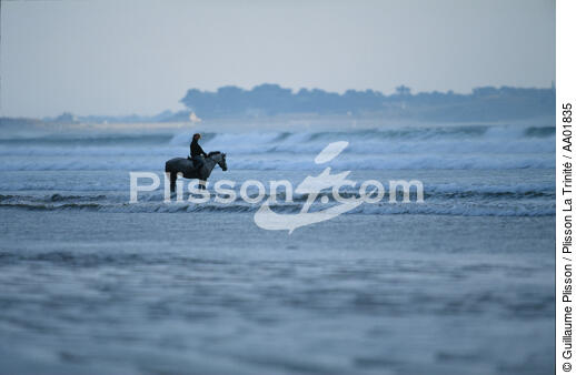 Randonnée équestre. - © Guillaume Plisson / Plisson La Trinité / AA01835 - Photo Galleries - Beach