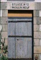 Porte d'écluse. © Philip Plisson / Plisson La Trinité / AA01879 - Photo Galleries - Door