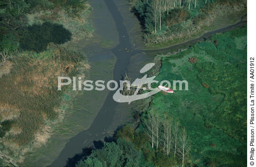 Vasière sur la canal de Basse Loire. - © Philip Plisson / Plisson La Trinité / AA01912 - Photo Galleries - River [large]