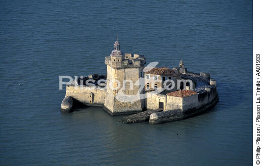 Fort Louvois dans l'estuaire de la Seudre - © Philip Plisson / Plisson La Trinité / AA01933 - Photo Galleries - Charente Maritime