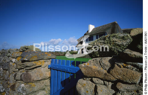 Habitation trinitaine. - © Philip Plisson / Plisson La Trinité / AA01961 - Photo Galleries - Trinité-sur-Mer [The]