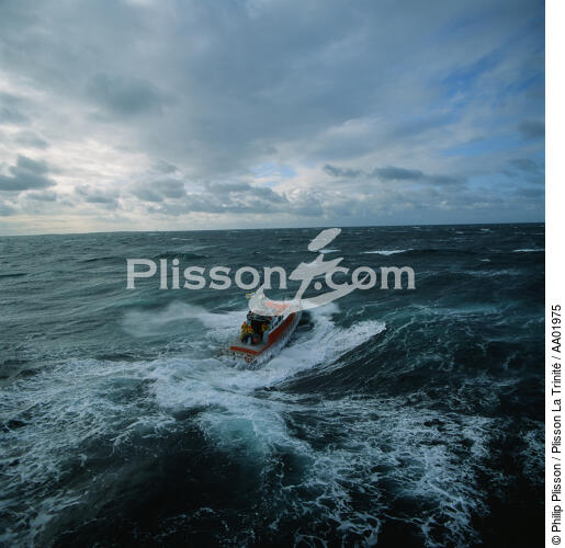 Canot de l'ile de Molène. - © Philip Plisson / Plisson La Trinité / AA01975 - Nos reportages photos - SNSM