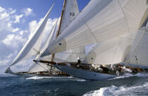Luffing Match. © Philip Plisson / Plisson La Trinité / AA02067 - Photo Galleries - Yachting