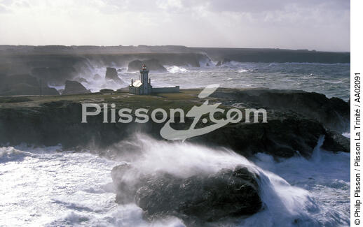 Les Poulains à Belle-Ile. - © Philip Plisson / Plisson La Trinité / AA02091 - Photo Galleries - Rough weather