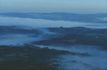 Paysage de brume en Galice. © Philip Plisson / Plisson La Trinité / AA02113 - Photo Galleries - Galicia