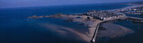 Le Môle des Noires à St-Malo. © Philip Plisson / Plisson La Trinité / AA02154 - Nos reportages photos - Panoramique horizontal