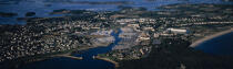 Vue aérienne du port du Crouesty. © Philip Plisson / Plisson La Trinité / AA02155 - Nos reportages photos - Activité maritime