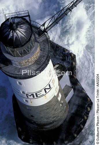 Vue en plongée du phare Ar-men. - © Guillaume Plisson / Plisson La Trinité / AA02204 - Photo Galleries - Lighthouse