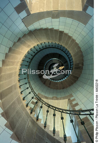 L'escalier de l'Ile Vierge - © Philip Plisson / Plisson La Trinité / AA02218 - Photo Galleries - Lighthouse [29]