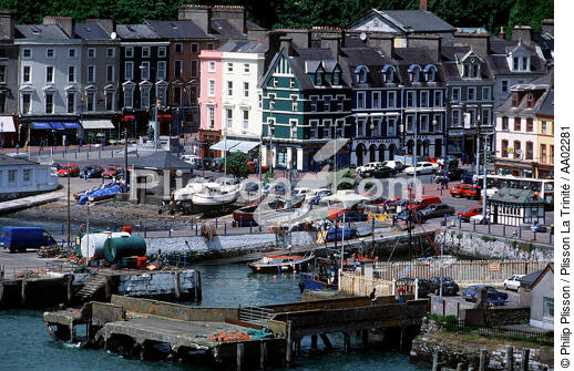 Port de Cobh. - © Philip Plisson / Plisson La Trinité / AA02281 - Nos reportages photos - Irlande