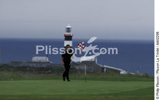 Golfeur en Irlande. - © Philip Plisson / Plisson La Trinité / AA02298 - Nos reportages photos - Golf