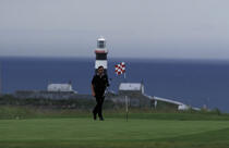 Golfeur en Irlande. © Philip Plisson / Plisson La Trinité / AA02298 - Photo Galleries - Non-nautical sports