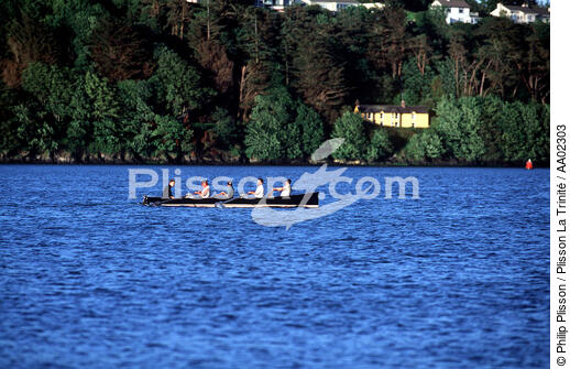 rameurs à Kinsale. - © Philip Plisson / Plisson La Trinité / AA02303 - Photo Galleries - Rowing boat