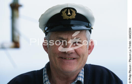 Portrait de Dick O'Driscol, gardien de phare du Fastnet. - © Philip Plisson / Plisson La Trinité / AA02334 - Photo Galleries - Irish Lighthouses