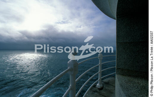 Paysage de mer et Fastnet. - © Philip Plisson / Plisson La Trinité / AA02337 - Nos reportages photos - Nuage