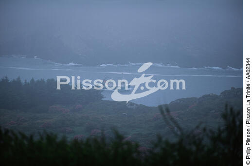 Bateaux de pêche dans la brume. - © Philip Plisson / Plisson La Trinité / AA02344 - Nos reportages photos - Irlande