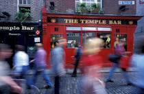 Le Temple bar à Dublin. © Philip Plisson / Plisson La Trinité / AA02365 - Photo Galleries - Construction/Building
