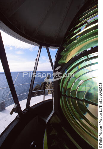 Lentille du phare de Skellig. - © Philip Plisson / Plisson La Trinité / AA02393 - Photo Galleries - Lighthouse [Ire]