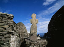 Skellig Michael en Irlande. © Philip Plisson / Plisson La Trinité / AA02406 - Nos reportages photos - Pays étranger