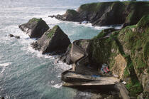 Quai à la péninsule de Dingle. © Philip Plisson / Plisson La Trinité / AA02417 - Photo Galleries - Rock