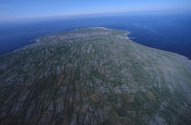 Vue aérienne d'Inisheer. © Philip Plisson / Plisson La Trinité / AA02447 - Nos reportages photos - Inisheer