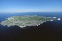 Vue aérienne d'Inisheer. © Philip Plisson / Plisson La Trinité / AA02451 - Photo Galleries - Island [Ire]