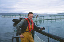 Pêcheur Irlandais. © Philip Plisson / Plisson La Trinité / AA02486 - Nos reportages photos - Aquaculture