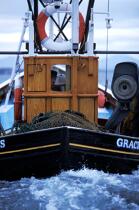 Bateau de pêche à Rossaveel. © Philip Plisson / Plisson La Trinité / AA02516 - Nos reportages photos - Irlande