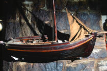 Maquette d'un voilier irlandais. © Philip Plisson / Plisson La Trinité / AA02531 - Photo Galleries - Connemara [The]