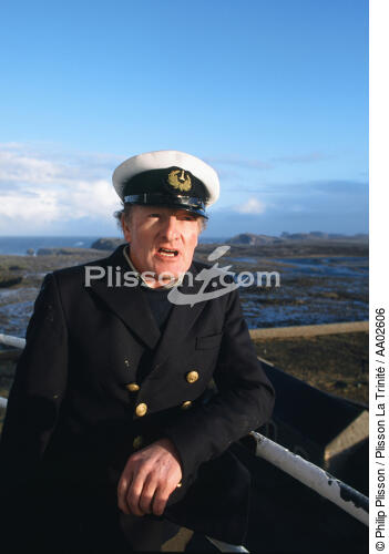 Gardien du phare de Tory Island. - © Philip Plisson / Plisson La Trinité / AA02606 - Nos reportages photos - Signalisation maritime