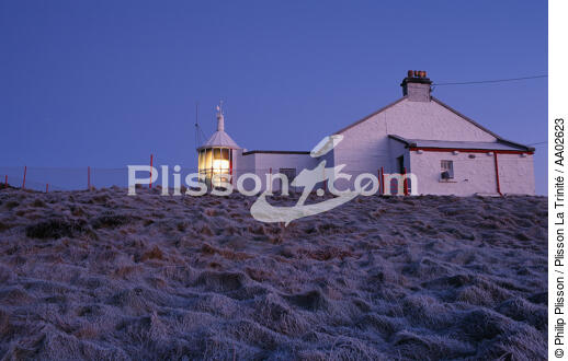Phare de Dunree. - © Philip Plisson / Plisson La Trinité / AA02623 - Photo Galleries - Lighthouse [Ire]