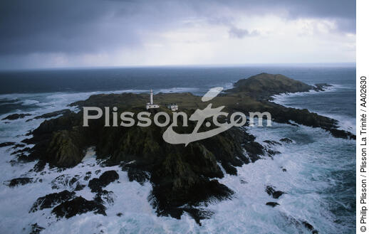 Phare d'inishtrahull. - © Philip Plisson / Plisson La Trinité / AA02630 - Photo Galleries - Island [Ire]