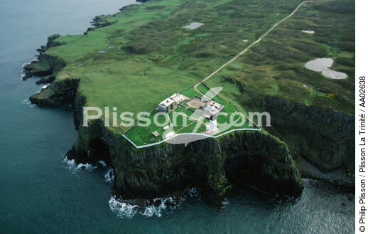 Phare de Rathlin. - © Philip Plisson / Plisson La Trinité / AA02638 - Nos reportages photos - Irlande