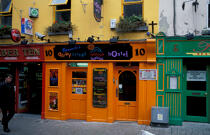 Rue dans Galway. © Philip Plisson / Plisson La Trinité / AA02688 - Nos reportages photos - Pub