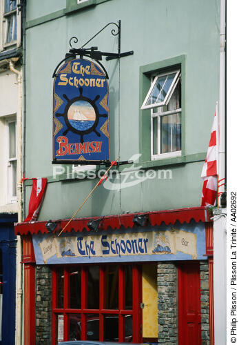 Entrée d'un pub à Bantry. - © Philip Plisson / Plisson La Trinité / AA02692 - Photo Galleries - Ireland
