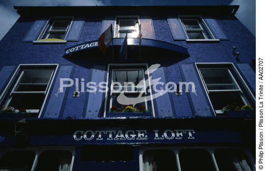 Façade d'un hotel à Kinsale. - © Philip Plisson / Plisson La Trinité / AA02707 - Photo Galleries - Hotel