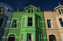 Façades colorées. © Philip Plisson / Plisson La Trinité / AA02711 - Nos reportages photos - Irlande, l'île verte