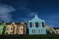 Façades de maisons. © Philip Plisson / Plisson La Trinité / AA02712 - Photo Galleries - Ireland