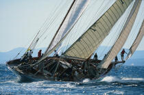 Thendara au près. © Guillaume Plisson / Plisson La Trinité / AA02890 - Photo Galleries - Traditional sailing