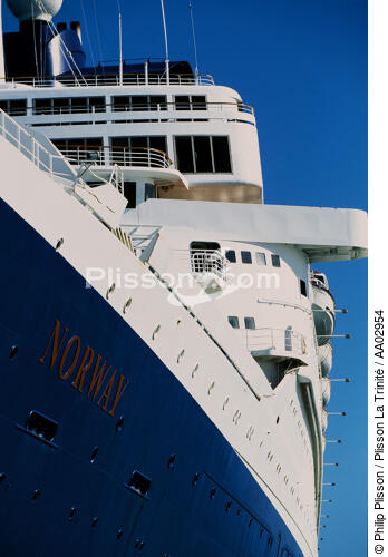 Le Norway la timonerie - © Philip Plisson / Plisson La Trinité / AA02954 - Nos reportages photos - Transport maritime