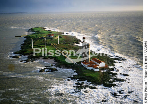 L'île du Pilier. - © Philip Plisson / Plisson La Trinité / AA02989 - Photo Galleries - Island [85]