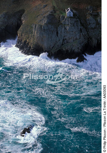 Ouessant, la pointe de Bac'haol - © Philip Plisson / Plisson La Trinité / AA03093 - Photo Galleries - Island [29]