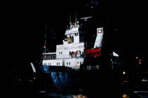 L'Abeille Flandre en nocturne © Philip Plisson / Plisson La Trinité / AA03140 - Photo Galleries - Boat
