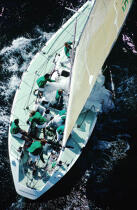 Monocoque de course en régate © Philip Plisson / Plisson La Trinité / AA03154 - Photo Galleries - Boat